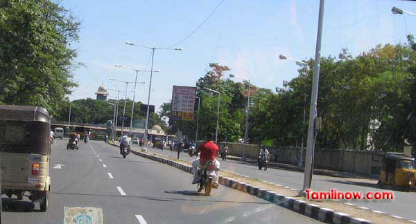 Beach Road in Chennai