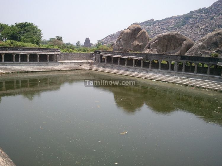 Sacred pond Aanaikulam at Gingee