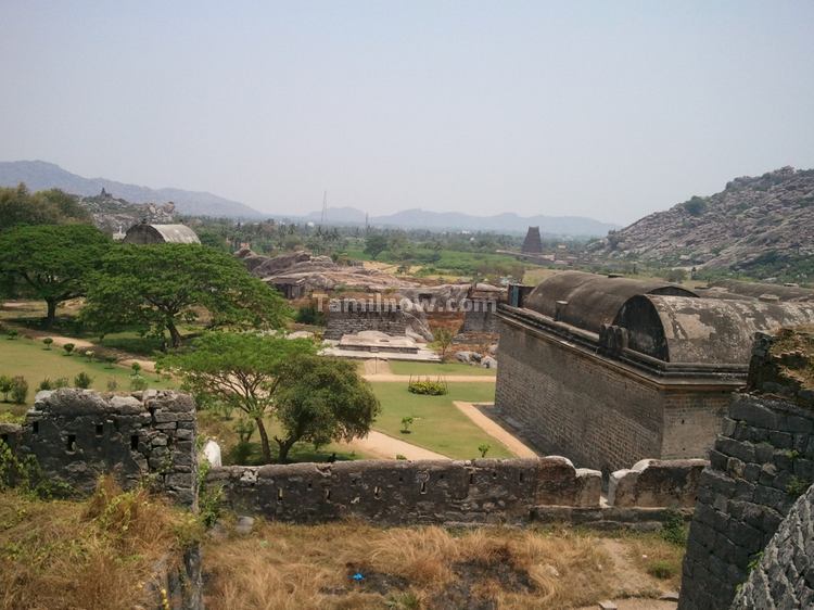 Granary and gymnesium at Rajagiri Fort, Gingee