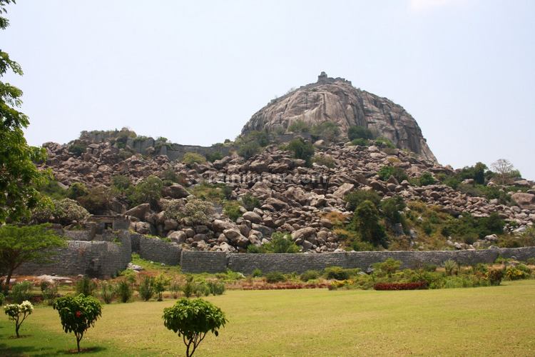 A View of the Rajagiri Fort, Gingee