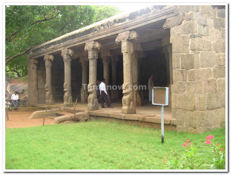 Krishna Mandapam  at Mahabalipuram