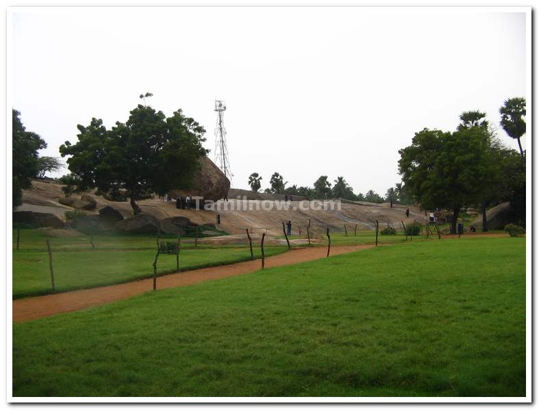 Mahabalipuram Rock Temple Structure Entrance