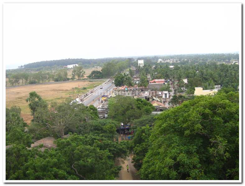 Mahabalipuram from the ancient light house