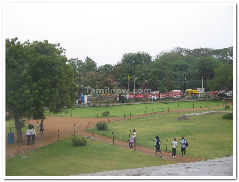 Tourists at Mahabalipuram