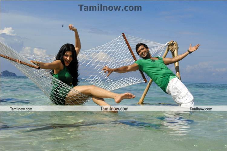 Sruthihaasan And Surya 7aam Arivu