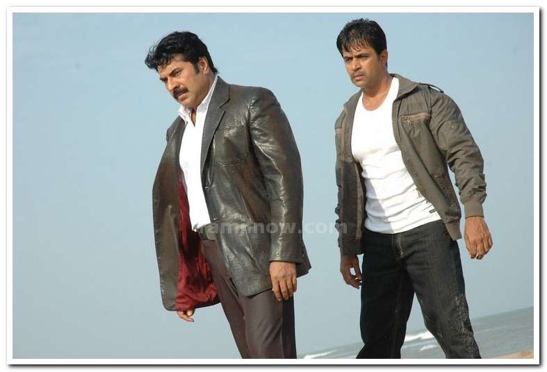 Arjun And Mammootty 1