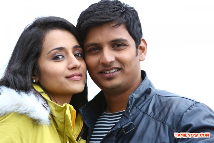 Trisha Krishnan Jeeva In Endrendrum Punnagai 574