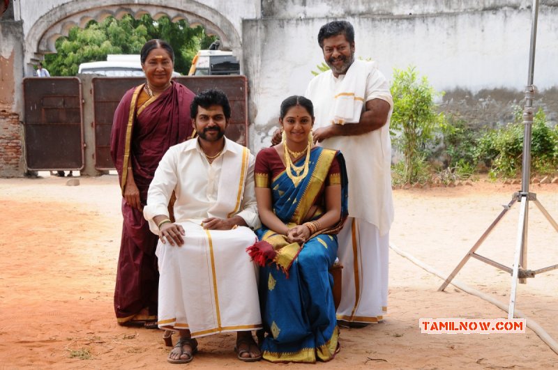 Movie Still Karthi Lakshmi Menon In Komban 224