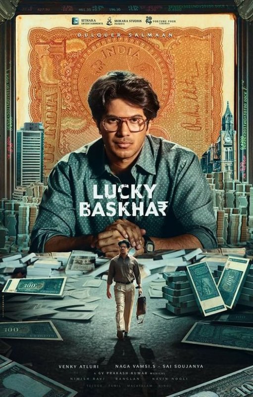 Movie Pic Dulquar Salman Multilingual Movie Lucky Baskhar 333