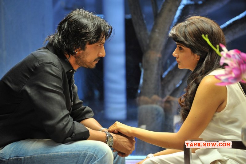 Sudeep And Parul Yadav In Murattu Khaidi Movie 459