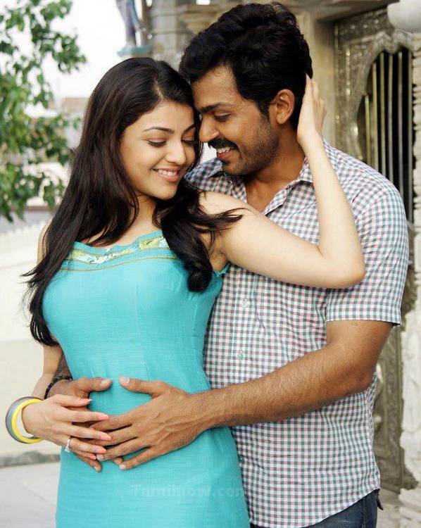 Karthi And Kajal Agarwal Still 4