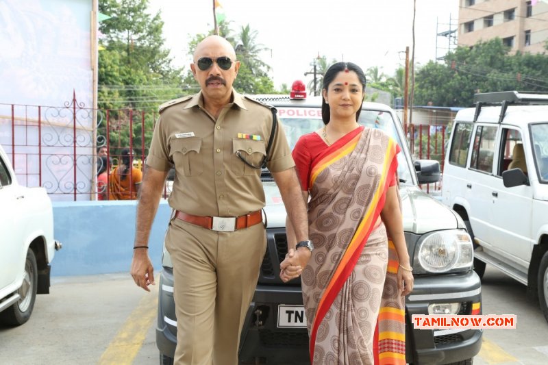 New Pic Sathyaraj And Aishwarya In Poojai 307