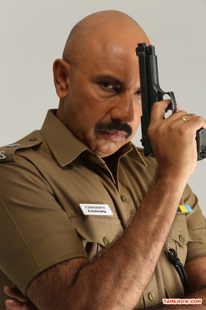 Sathyaraj In Vishal Movie Poojai 737