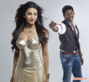 Shruti Haasan And Vishal In New Movie Poojai 348