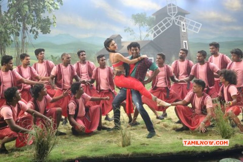 Vishal Shruthi In Poojai Dance Movie Image 518