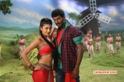 Vishal Shruthi In Poojai Dance Movie Pic 598