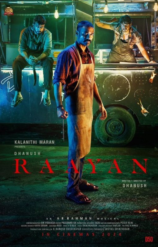 Movie Image Dhanush New Movie Raayan 285