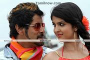 Vikram And Deeksha Seth In Rajapattai 5