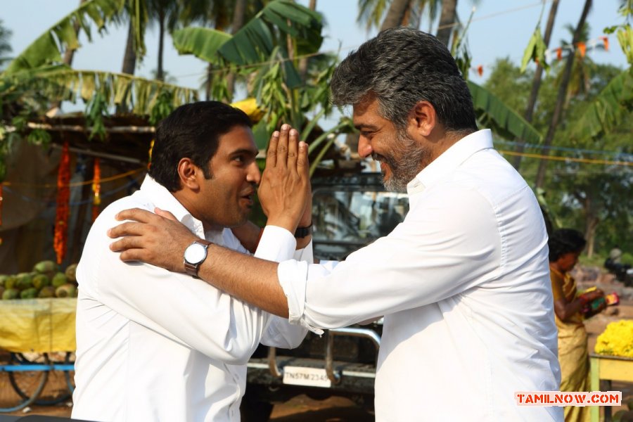 Santhanam And Ajith In Veeram Movie 190