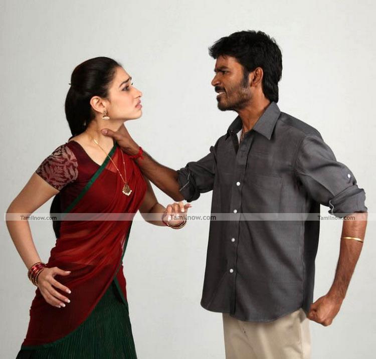 Dhanush And Tamanna In Vengai Stills 2 - Tamil Movie Venghai Stills