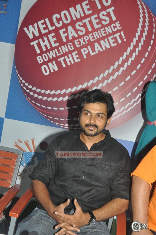 Actor Karthi Launches Netz Cricket 8391