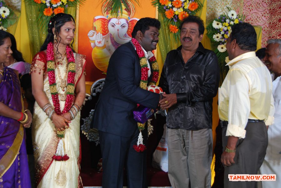 Actor Kottai Perumal Son Wedding Reception Stills 2074