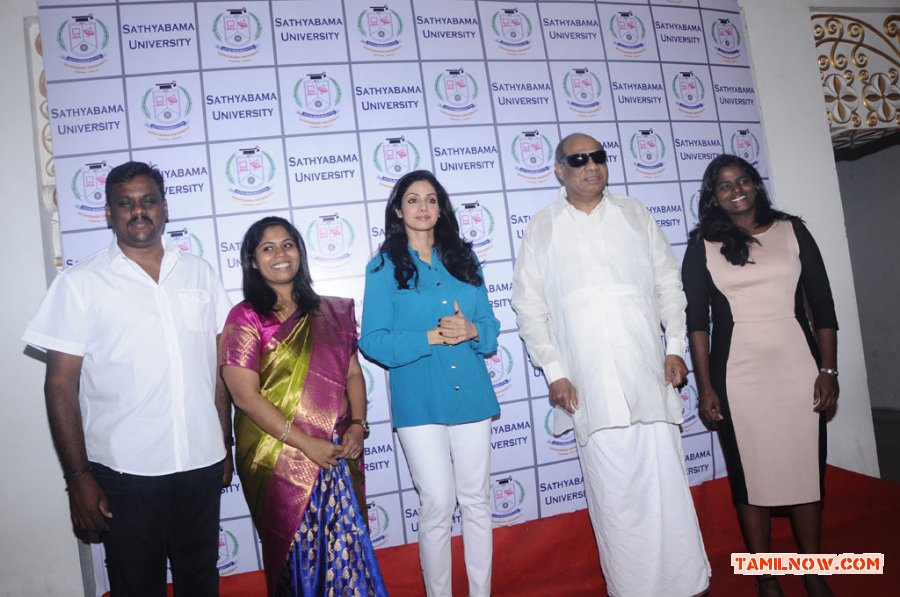 Actress Sridevi At Sathyabama University 4095