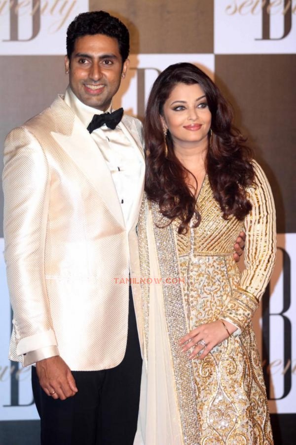 Abhishek Bachchan And Aishwarya Rai At Big B Birthday 144 - Tamil Movie ...