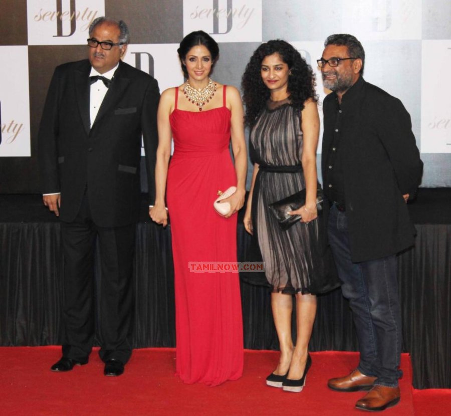 Boney Kapoor And Sridevi At Big B Birthday 767