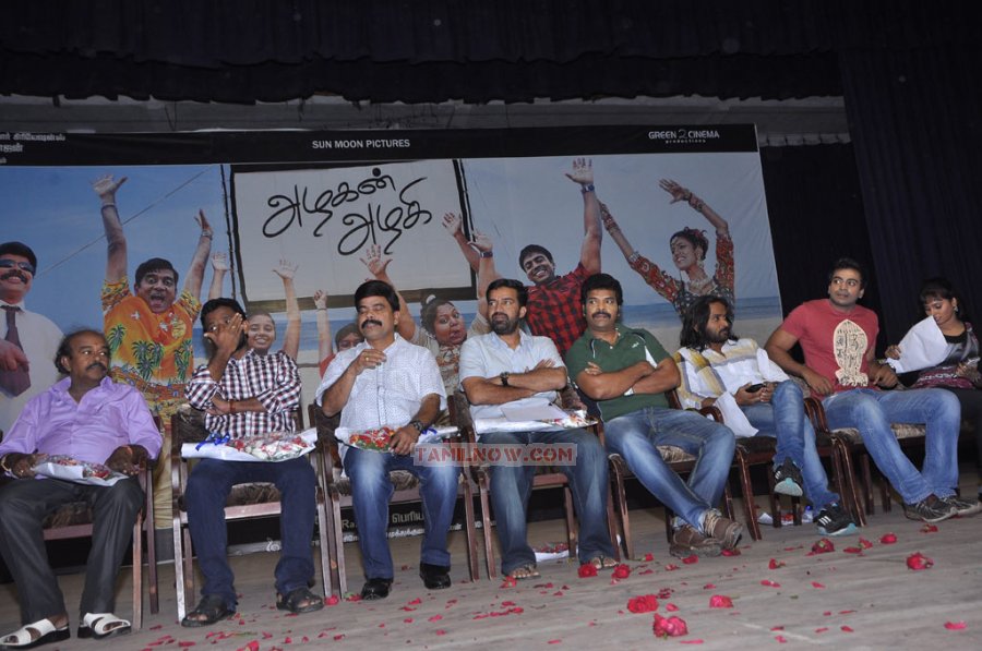 Azhagan Azhagi Power Star Anthem Launch 3178