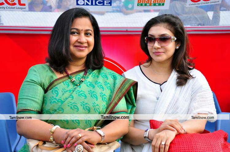 Radhika And Lissy At Ccl 2