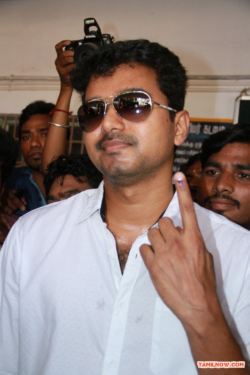 Actor Vijay Election 2014 933