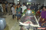 Celebrities Pay Last Respects To Manjula Vijayakumar Photos 3763