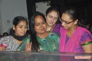 Celebrities Pay Last Respects To Manjula Vijayakumar Photos 8443