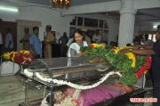 Celebrities Pay Last Respects To Manjula Vijayakumar Stills 679