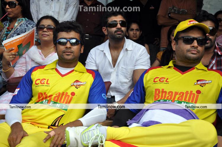 Surya And Madhavan At Ccl