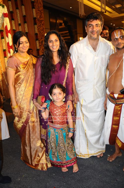 Ajith And Shalini At Anirudda Srikanth Wedding Reception 788