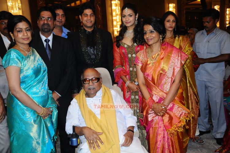 Karunanidhi At Anirudda Srikanth Wedding Reception 334