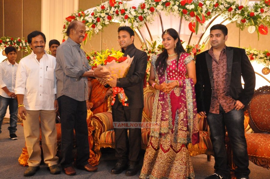 Rajinikanth At Jothikrishna Wedding Reception 610