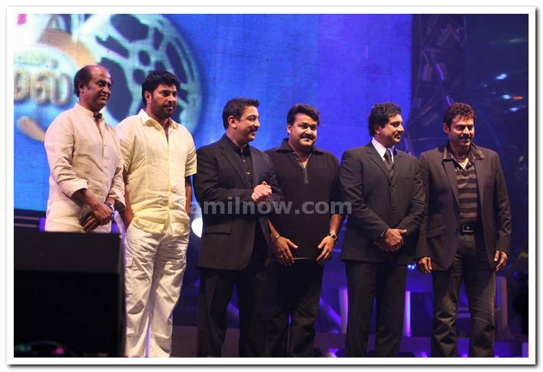 Rajnikant Mammotty Kamal Mohanlal Sarathkumar Nagarjuna