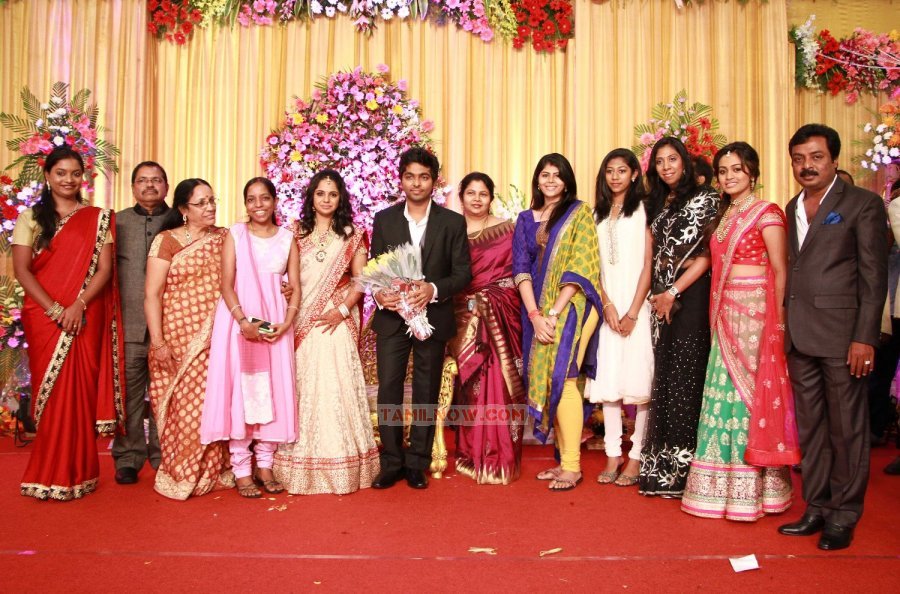 Gv Prakash Saindhavi Reception 9485