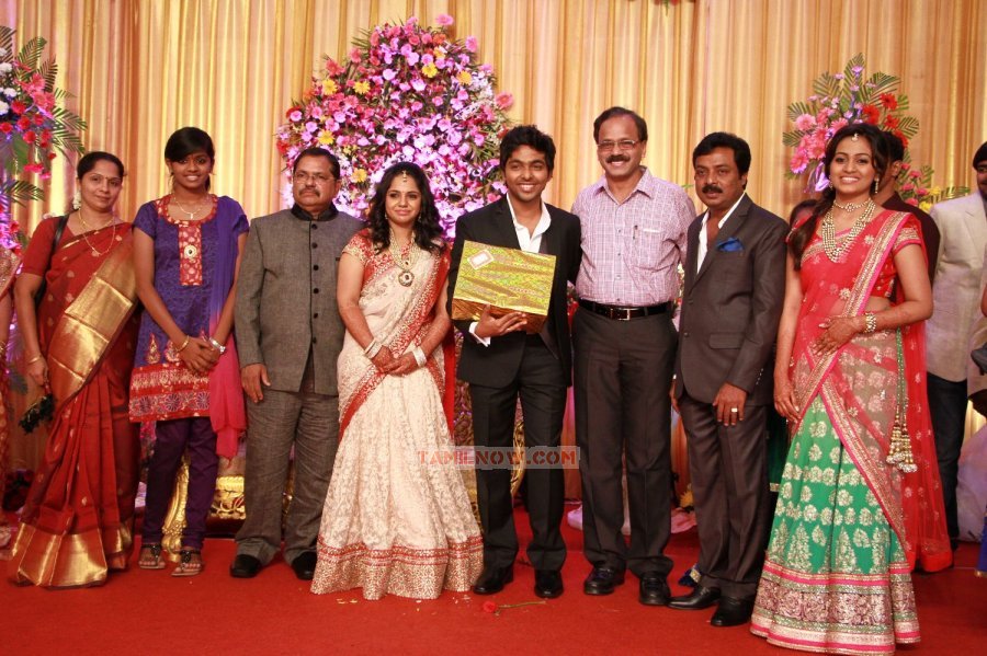 Gv Prakash Saindhavi Reception Photos 2633