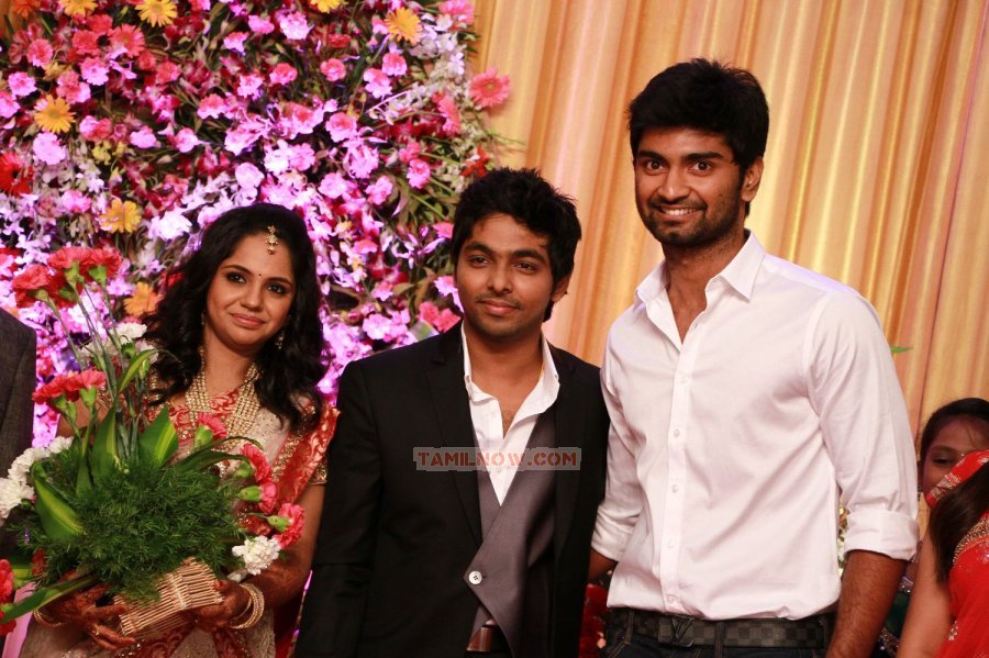 Gv Prakash Saindhavi Reception Photos 7760