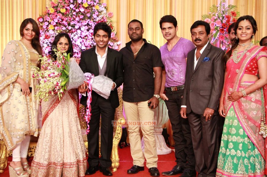 Gv Prakash Saindhavi Reception Photos 8966