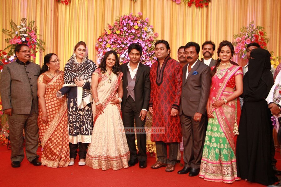 Gv Prakash Saindhavi Reception Stills 717