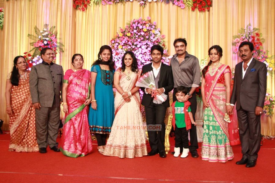 Gv Prakash Saindhavi Reception Stills 7957