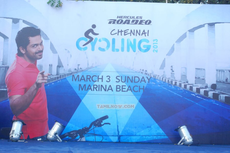 Karthi Flags Off Chennai Cycling 2013 Photos 5194