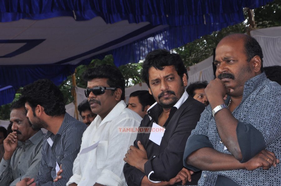 Kollywood Stars Fasting Against Tax Stills 6947