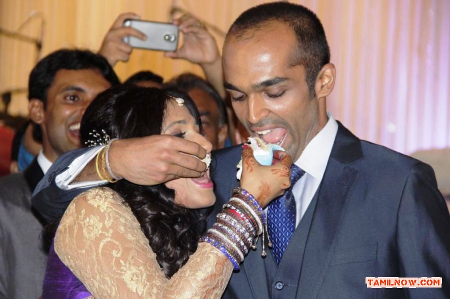 Lakshmi Ramakrishna Daughter Sharadha Reception 7205