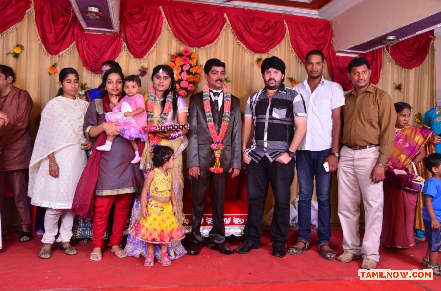 Pro Vp Mani Daughter Gayathri Wedding Reception Stills 5848